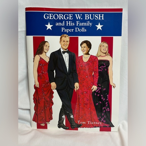 Like New George W. Bush & His Family Paper-dolls Book By Tom Tierney - Picture 1 of 6